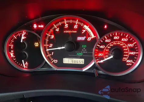 2013 Subaru Impreza Wrx Sti Limited из США, поврежденный, VIN JF1GV8J67DL026347